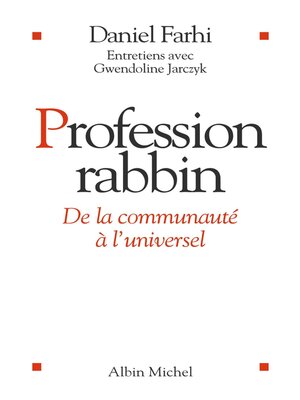 cover image of Profession Rabbin
